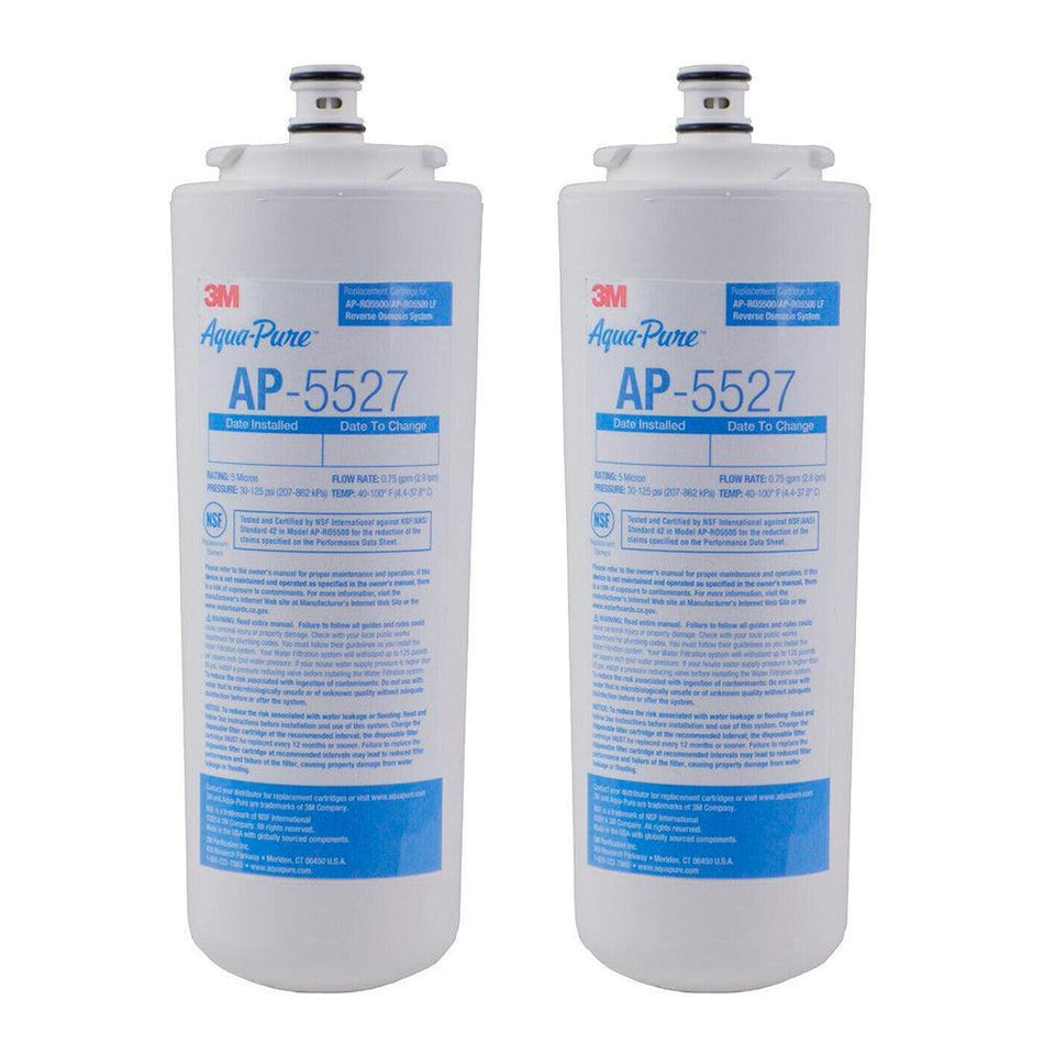 3M Aqua-Pure AP5527 Reverse Osmosis Pre and Post Water Filter Set