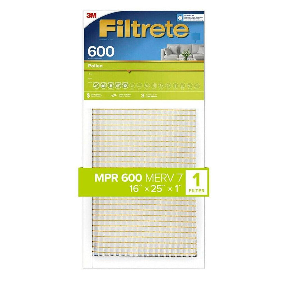 3M Filtrete 16x25x1 Dust and Pollen Air Filter
