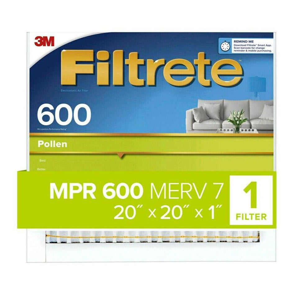 3M Filtrete 20x20x1 Dust Reduction Air Filter